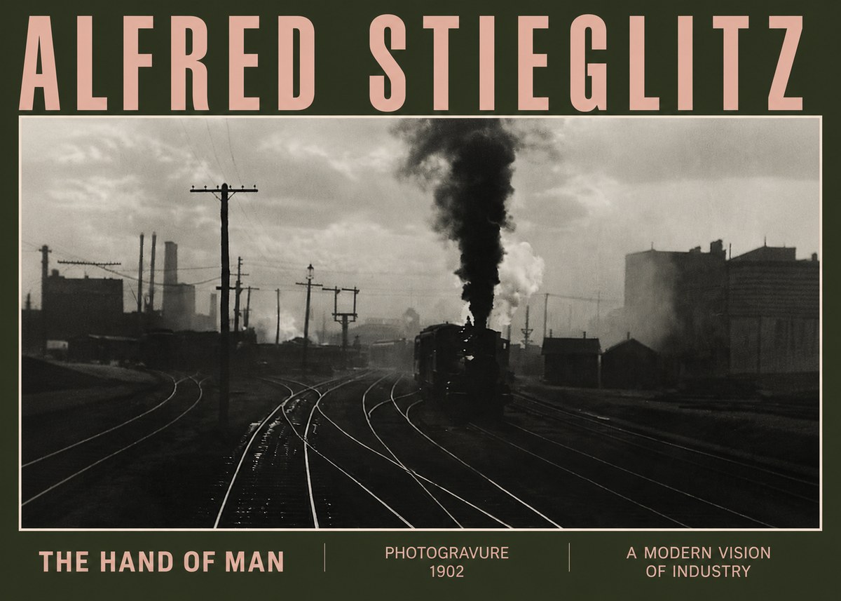 Alfred Stieglitz The Hand of Man I No3 - Poszter