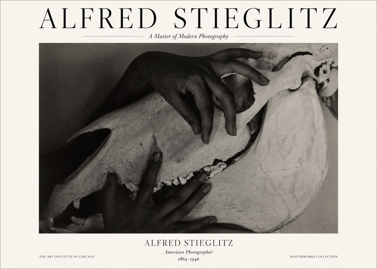 Alfred Stieglitz Georgia O'keeffe - Hands and Skull No1 - Poszter