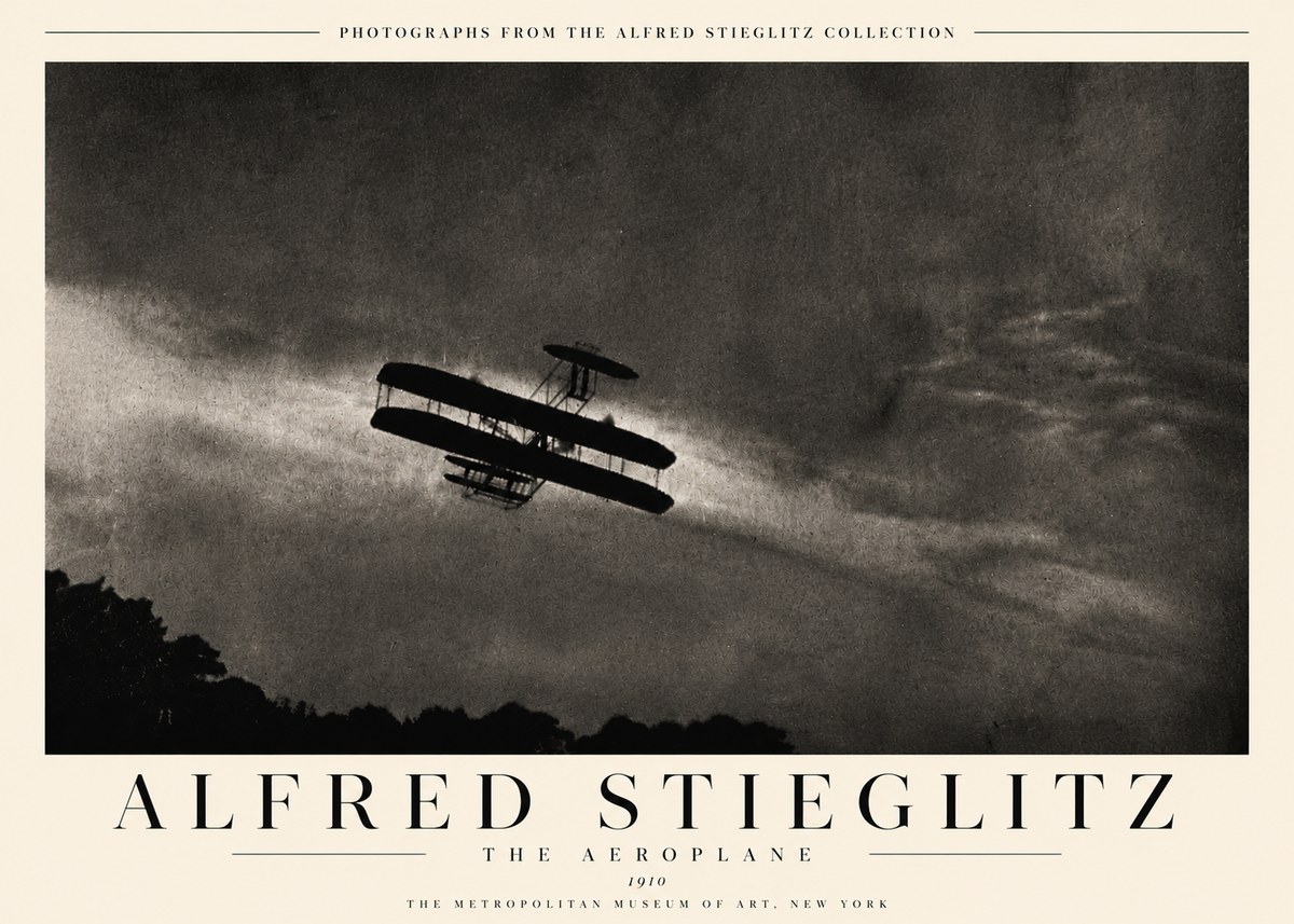 Alfred Stieglitz The Aeroplane No5 - Poszter