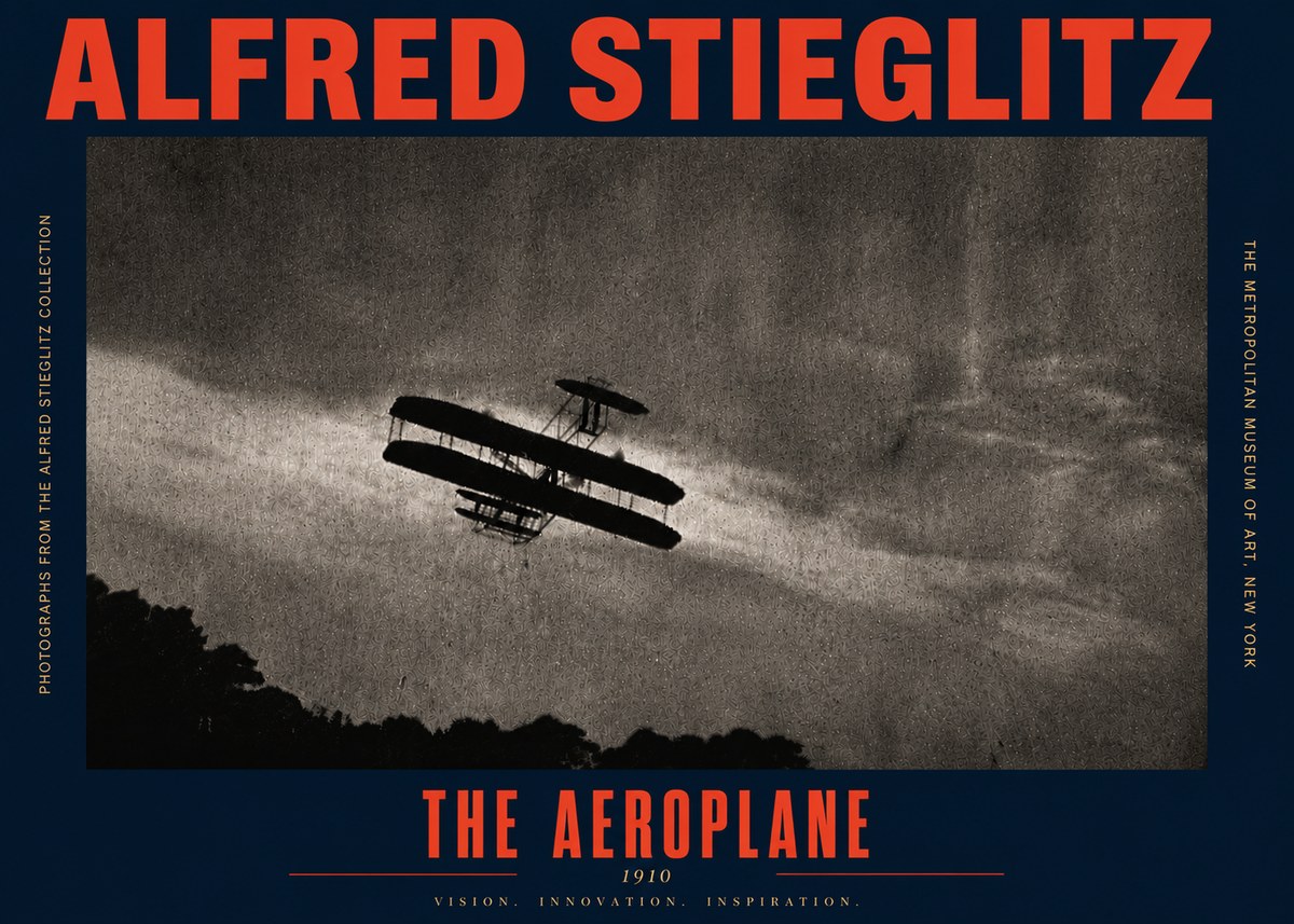 Alfred Stieglitz The Aeroplane No6 - Poszter