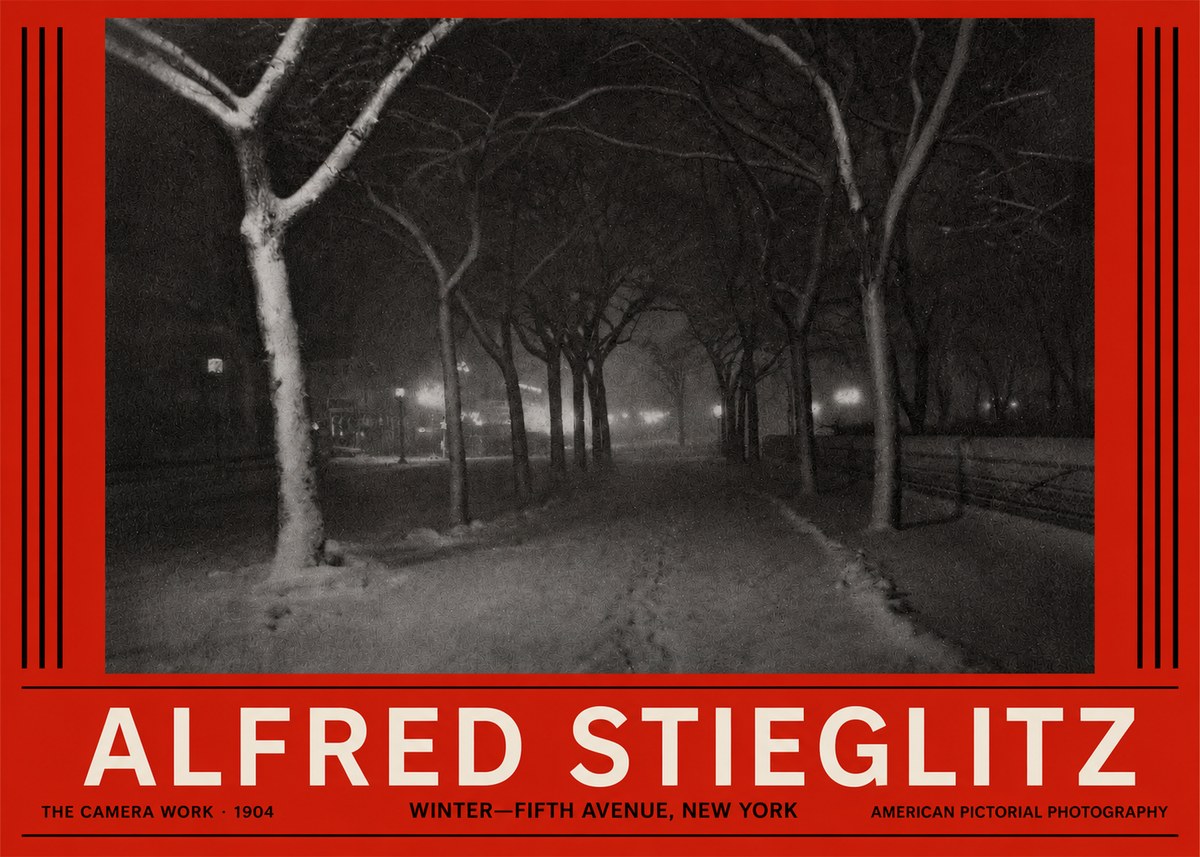 Alfred Stieglitz Winter—fifth Avenue, New York No2 - Poszter