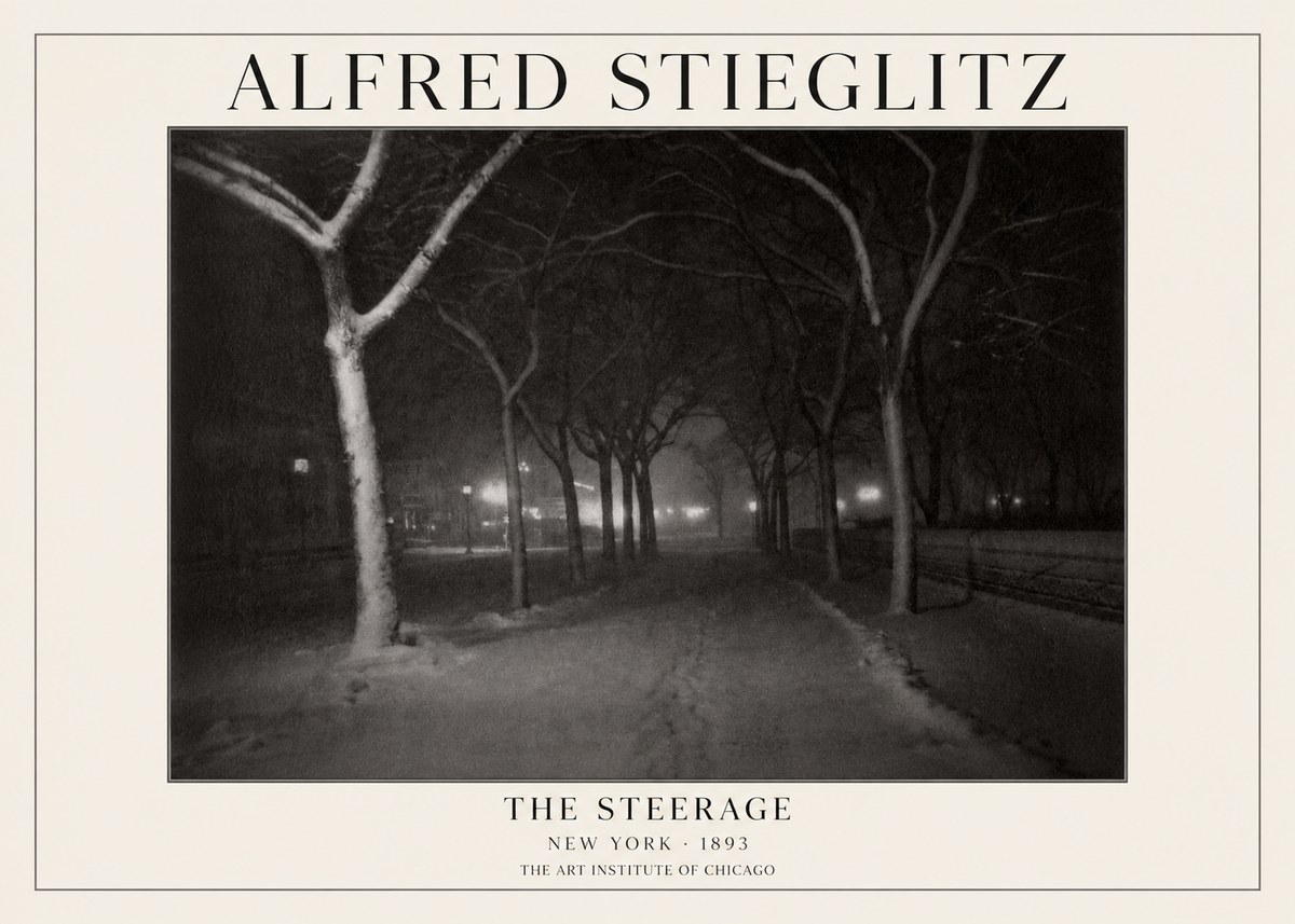 Alfred Stieglitz Winter—fifth Avenue, New York No4 - Poszter