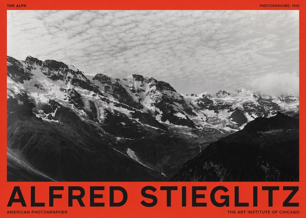 Alfred Stieglitz The Alps No2 - Poszter