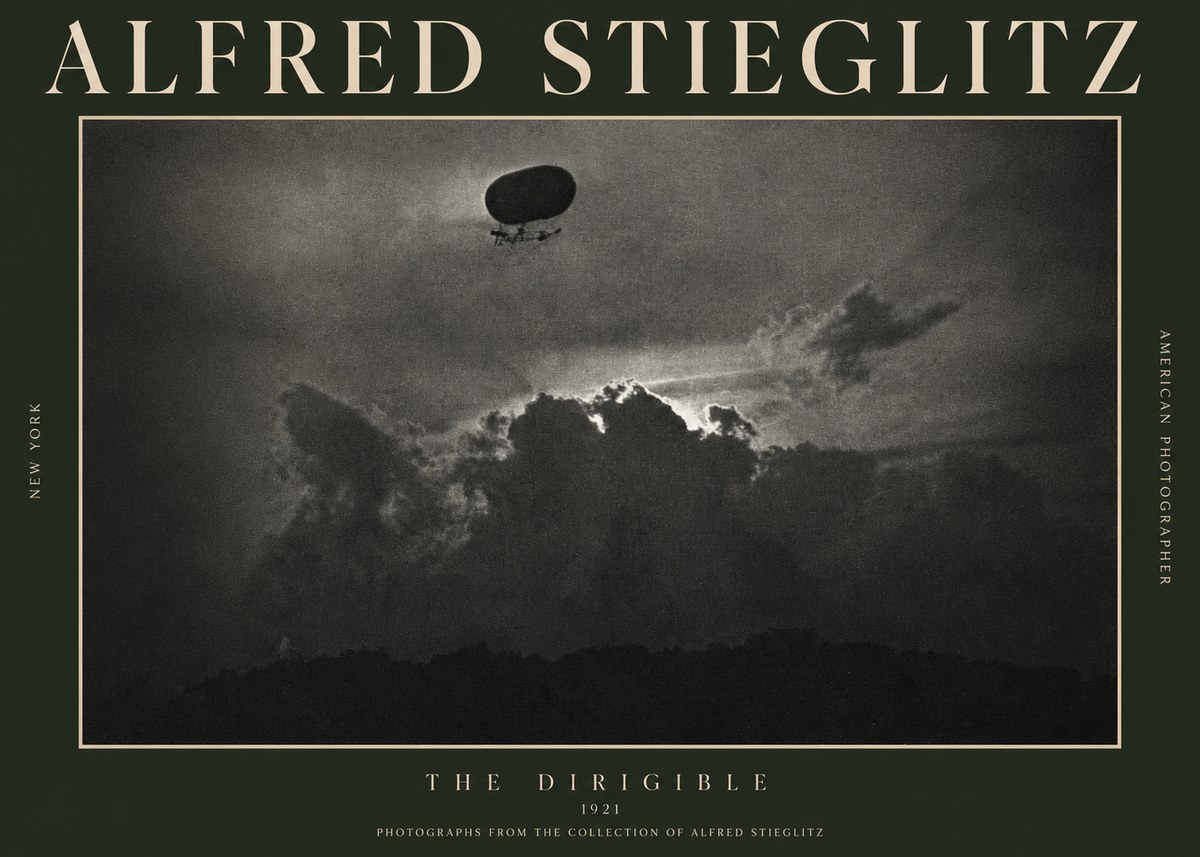 Alfred Stieglitz The Dirigible No3 - Poszter