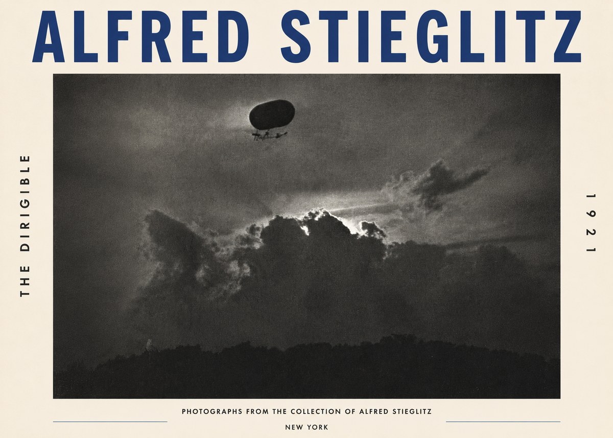 Alfred Stieglitz The Dirigible No4 - Poszter