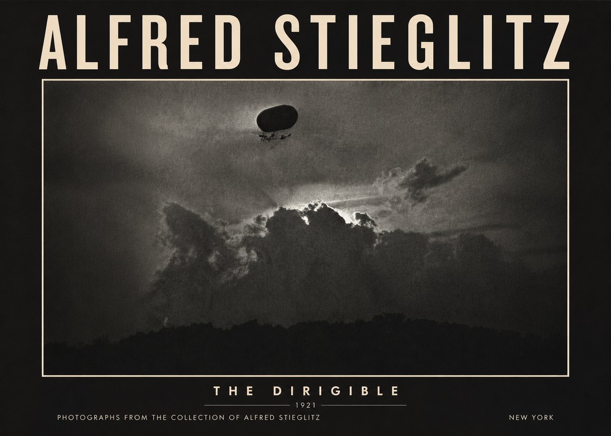 Alfred Stieglitz The Dirigible No5 - Poszter