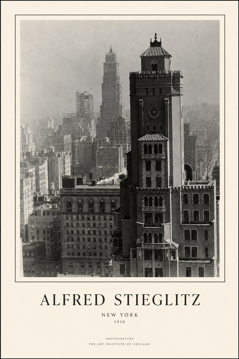 Alfred Stieglitz New York No1 - Poszter
