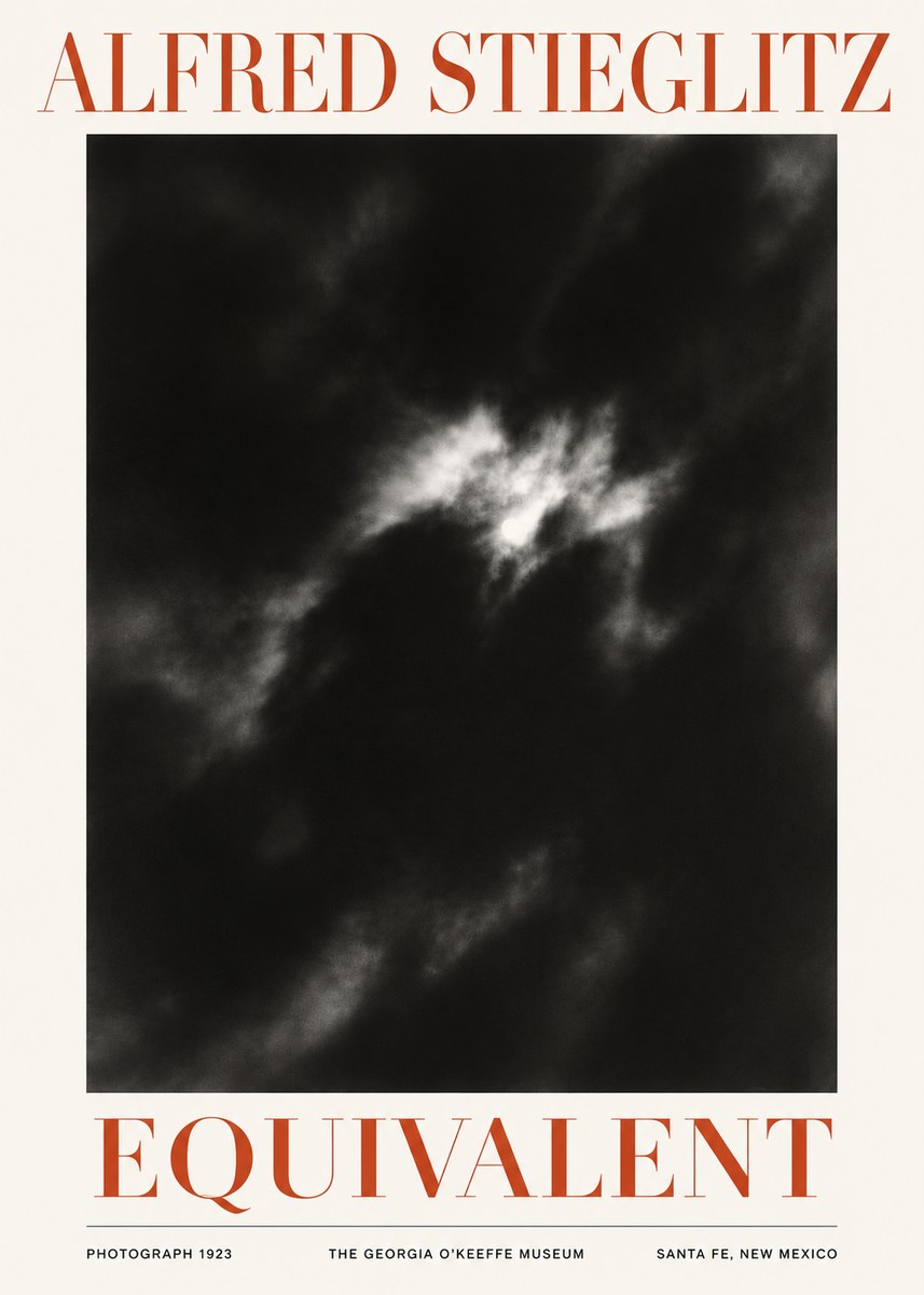Alfred Stieglitz Equivalent IV No5 - Poszter