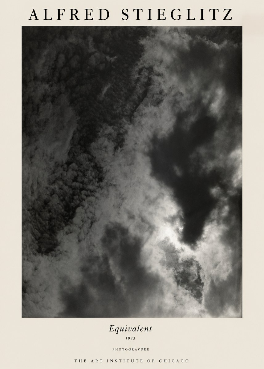 Alfred Stieglitz Equivalent V No1 - Poszter