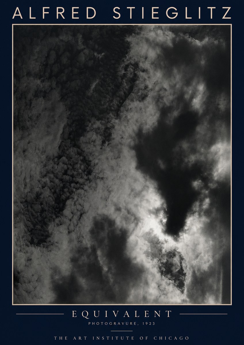 Alfred Stieglitz Equivalent V No4 - Poszter