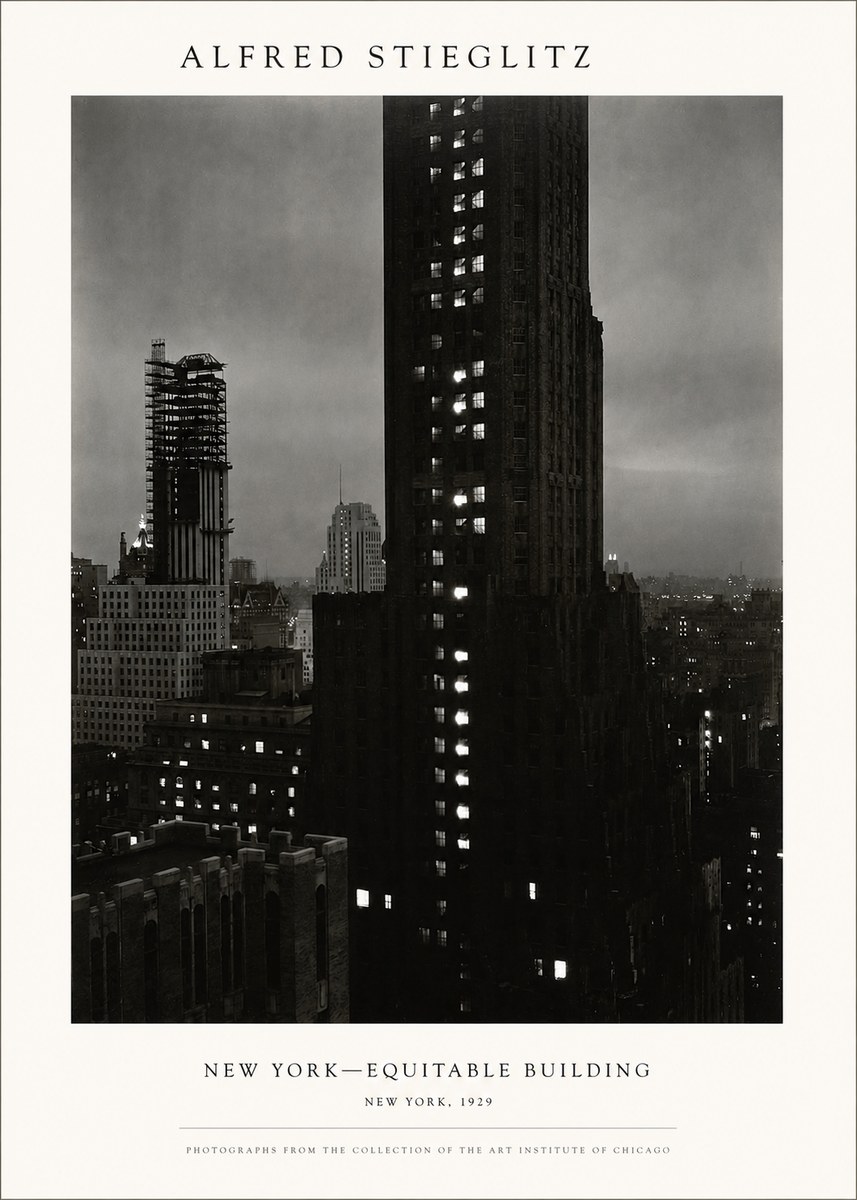 Alfred Stieglitz New York—equitable Building No1 - Poszter