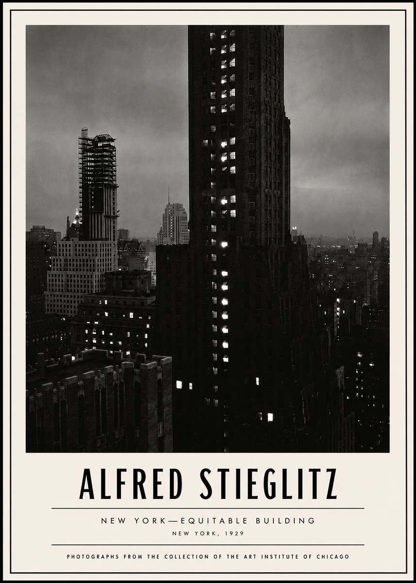 Alfred Stieglitz New York—equitable Building No3 - Poszter