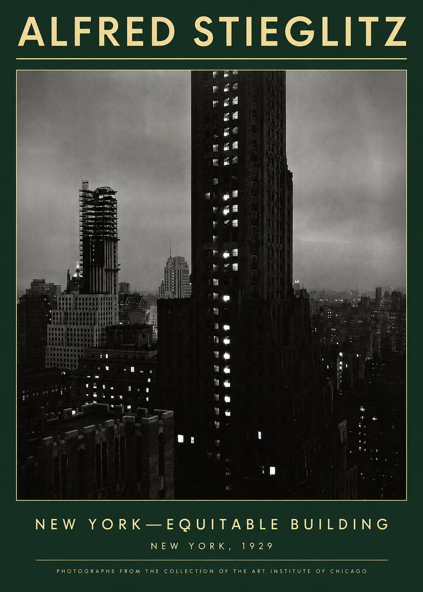 Alfred Stieglitz New York—equitable Building No5 - Poszter