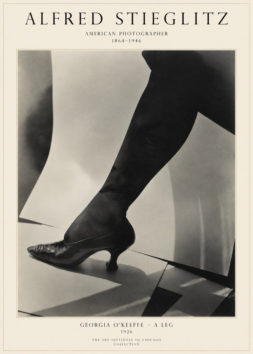 Alfred Stieglitz Georgia O'keeffe – a Leg No1 - Poszter