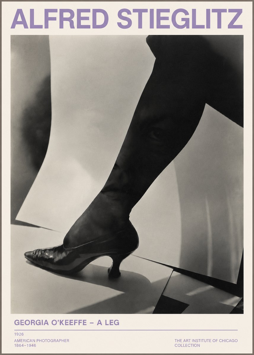Alfred Stieglitz Georgia O'keeffe – a Leg No3 - Poszter