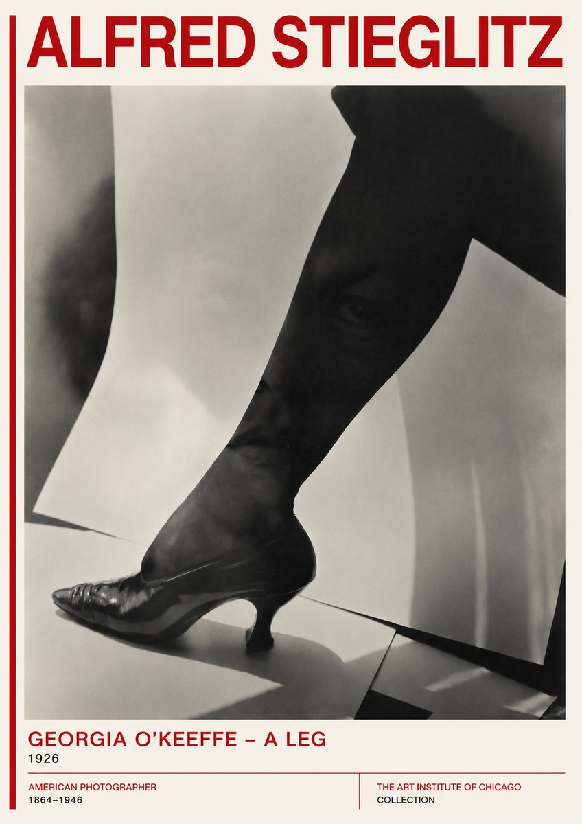 Alfred Stieglitz Georgia O'keeffe – a Leg No5 - Poszter