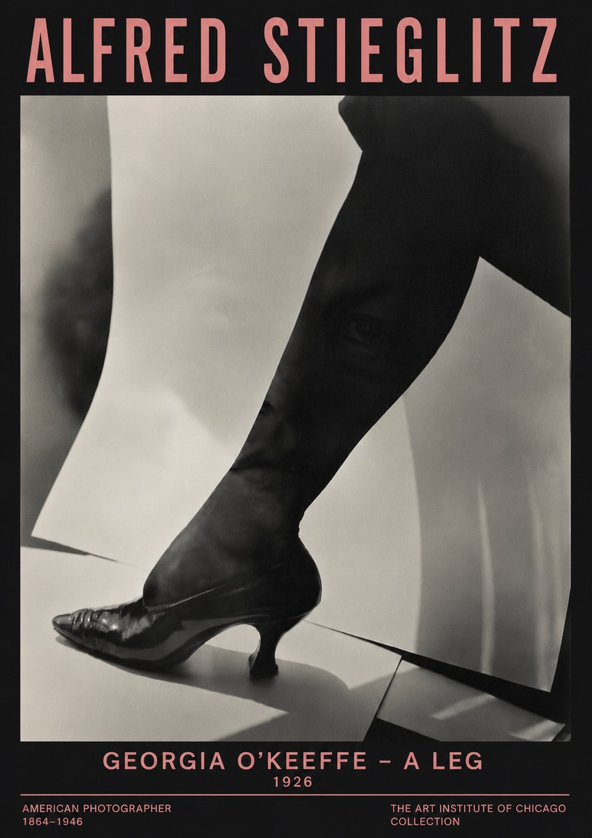Alfred Stieglitz Georgia O'keeffe – a Leg No6 - Poszter