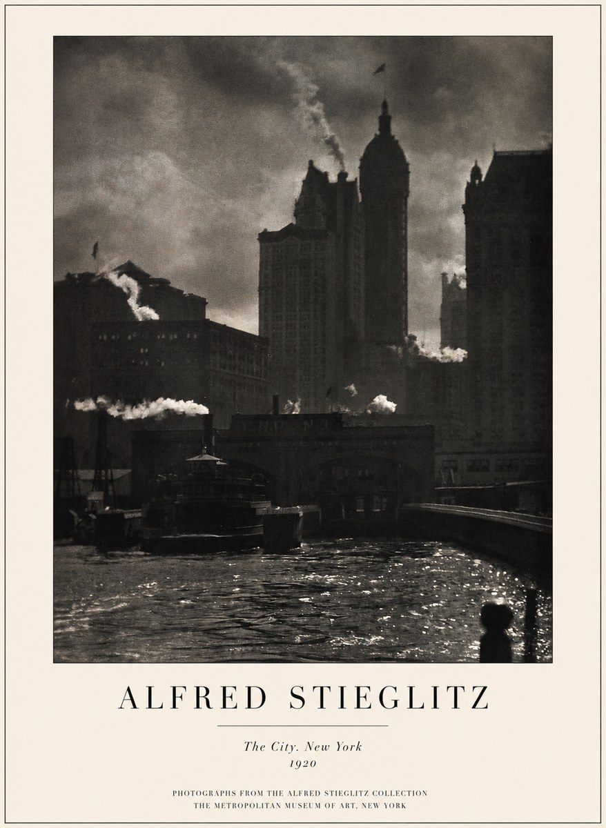 Alfred Stieglitz The City. New York No1 - Poszter