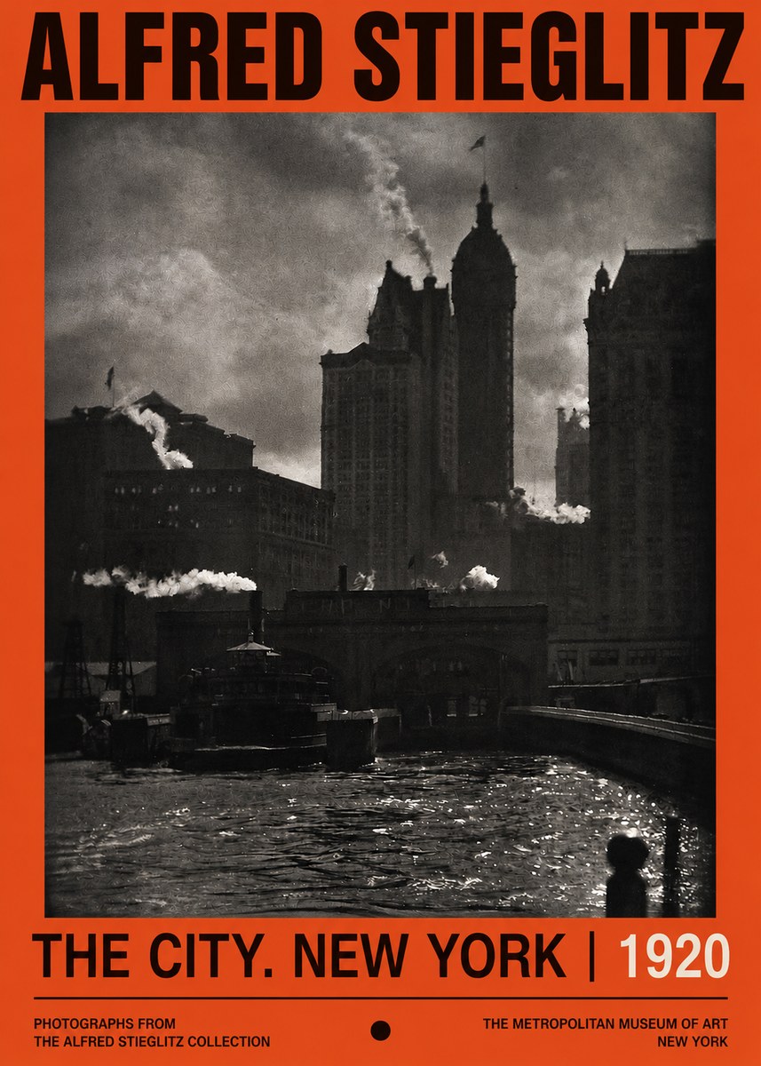Alfred Stieglitz The City. New York No2 - Poszter