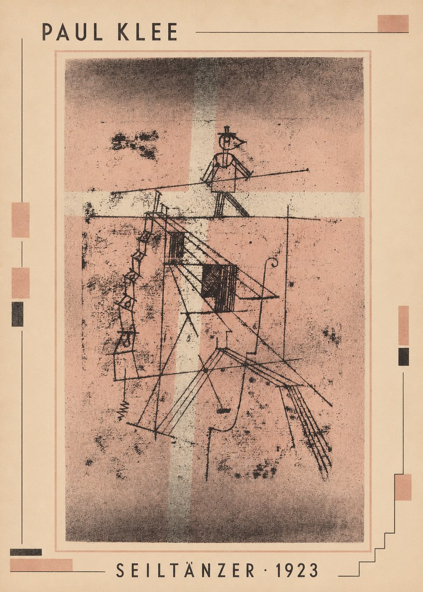 Paul Klee Seiltänzer III No3 - Poszter