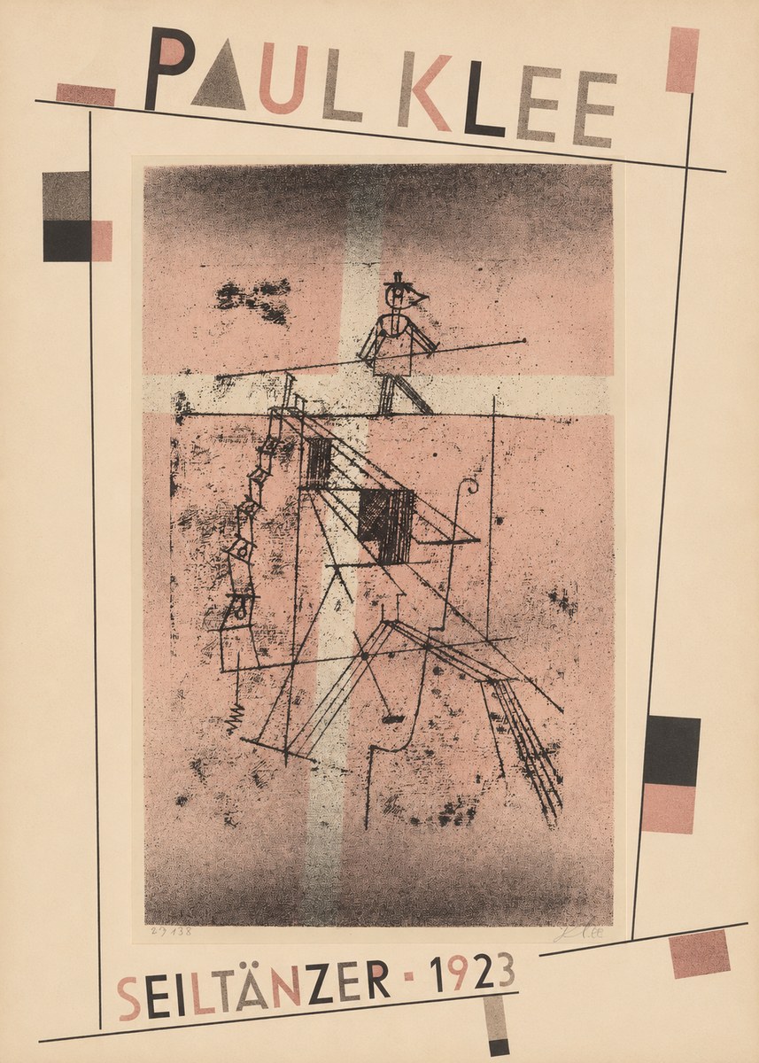 Paul Klee Seiltänzer III No5 - Poszter