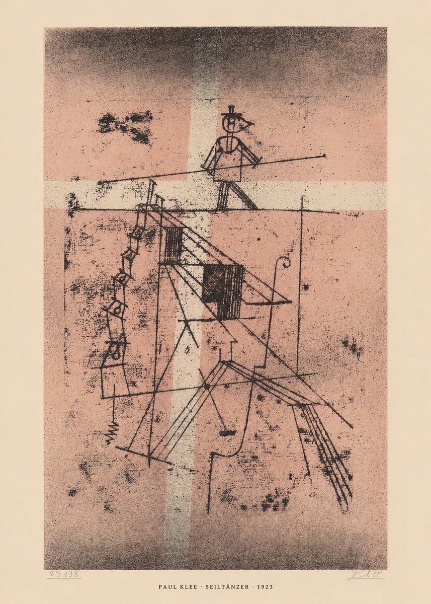 Paul Klee Seiltänzer III No6 - Poszter