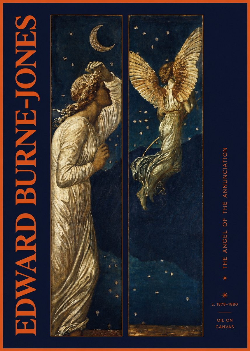 Edward Burne-Jones The Angel of the Annunciation No2 - Poszter