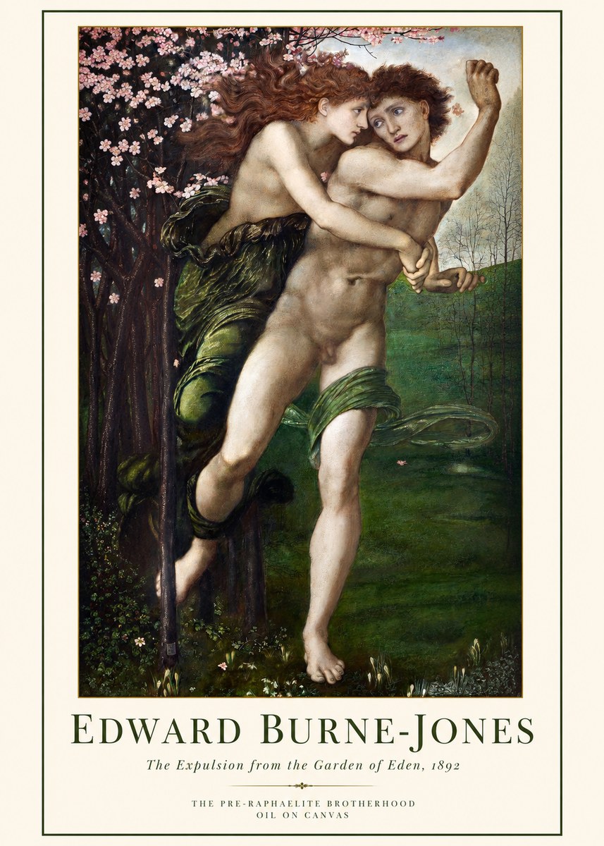 Edward Burne-Jones Springtime and the Spring No6 - Poszter