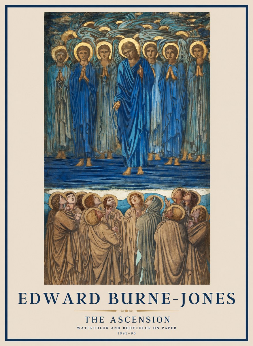 Edward Burne-Jones The Ascension No1 - Poszter