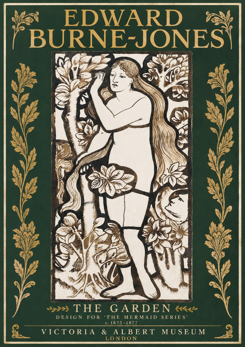 Edward Burne-Jones The Garden No2 - Poszter