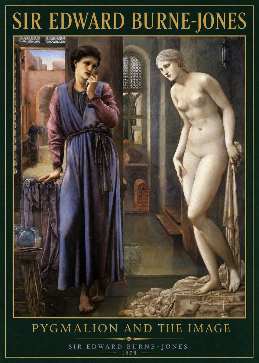 Edward Burne-Jones Pygmalion and the Image No2 - Poszter