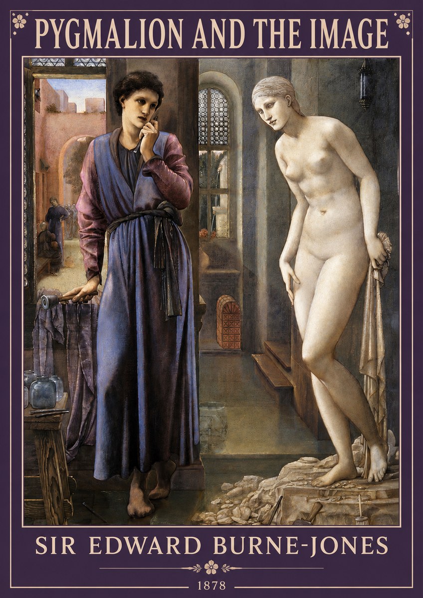 Edward Burne-Jones Pygmalion and the Image No4 - Poszter