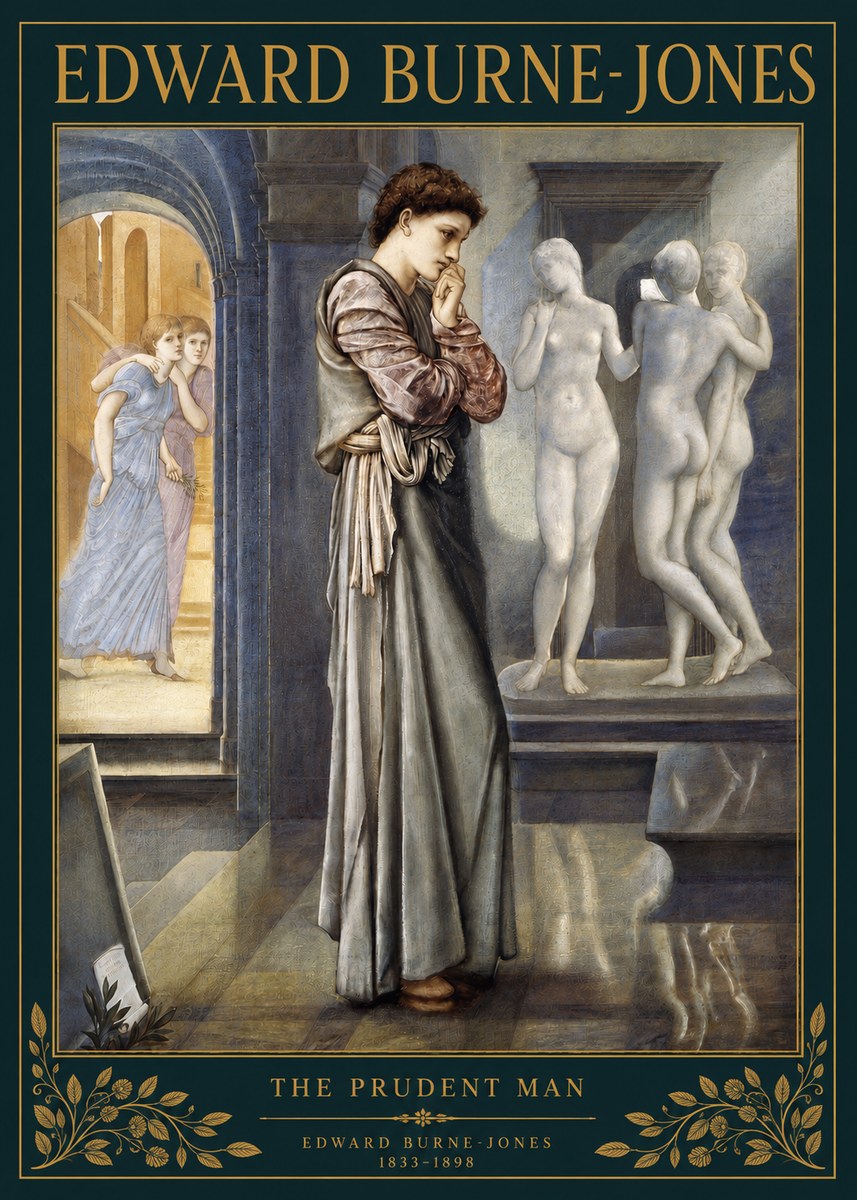 Edward Burne-Jones The Prudent Man No3 - Poszter