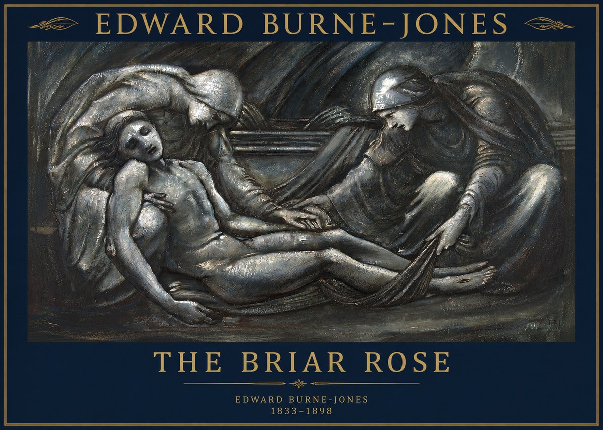 Edward Burne-Jones The Briar Rose No2 - Poszter
