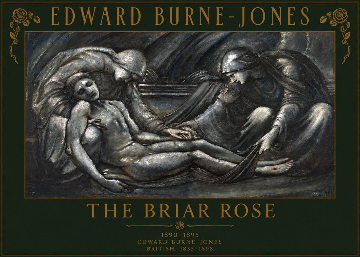 Edward Burne-Jones The Briar Rose No4 - Poszter