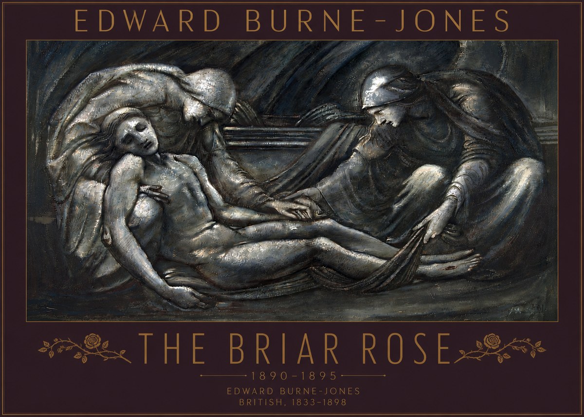 Edward Burne-Jones The Briar Rose No5 - Poszter