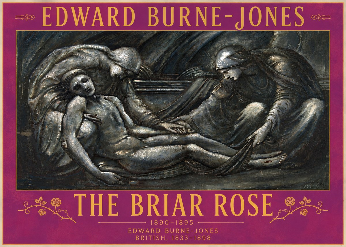 Edward Burne-Jones The Briar Rose No6 - Poszter