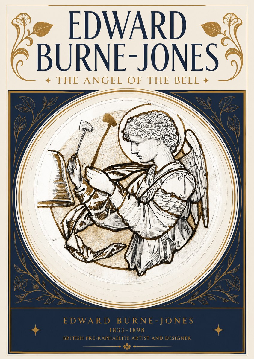 Edward Burne-Jones The Angel of the Bell No3 - Poszter