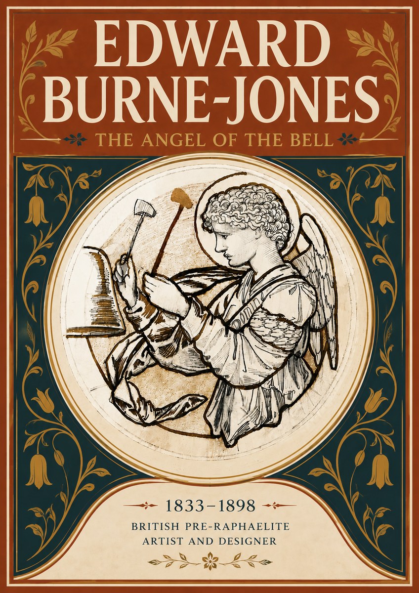 Edward Burne-Jones The Angel of the Bell No5 - Poszter