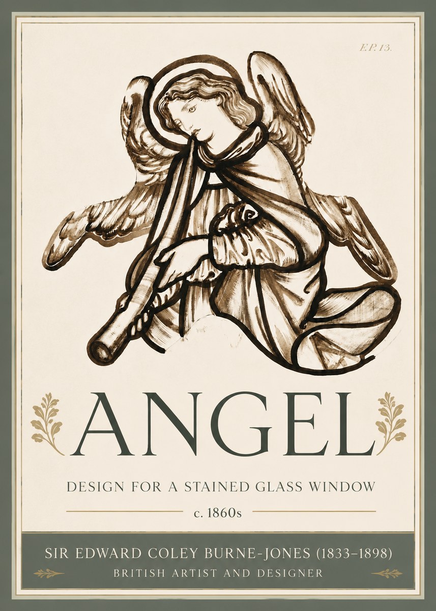Edward Burne-Jones Angel No6 - Poszter