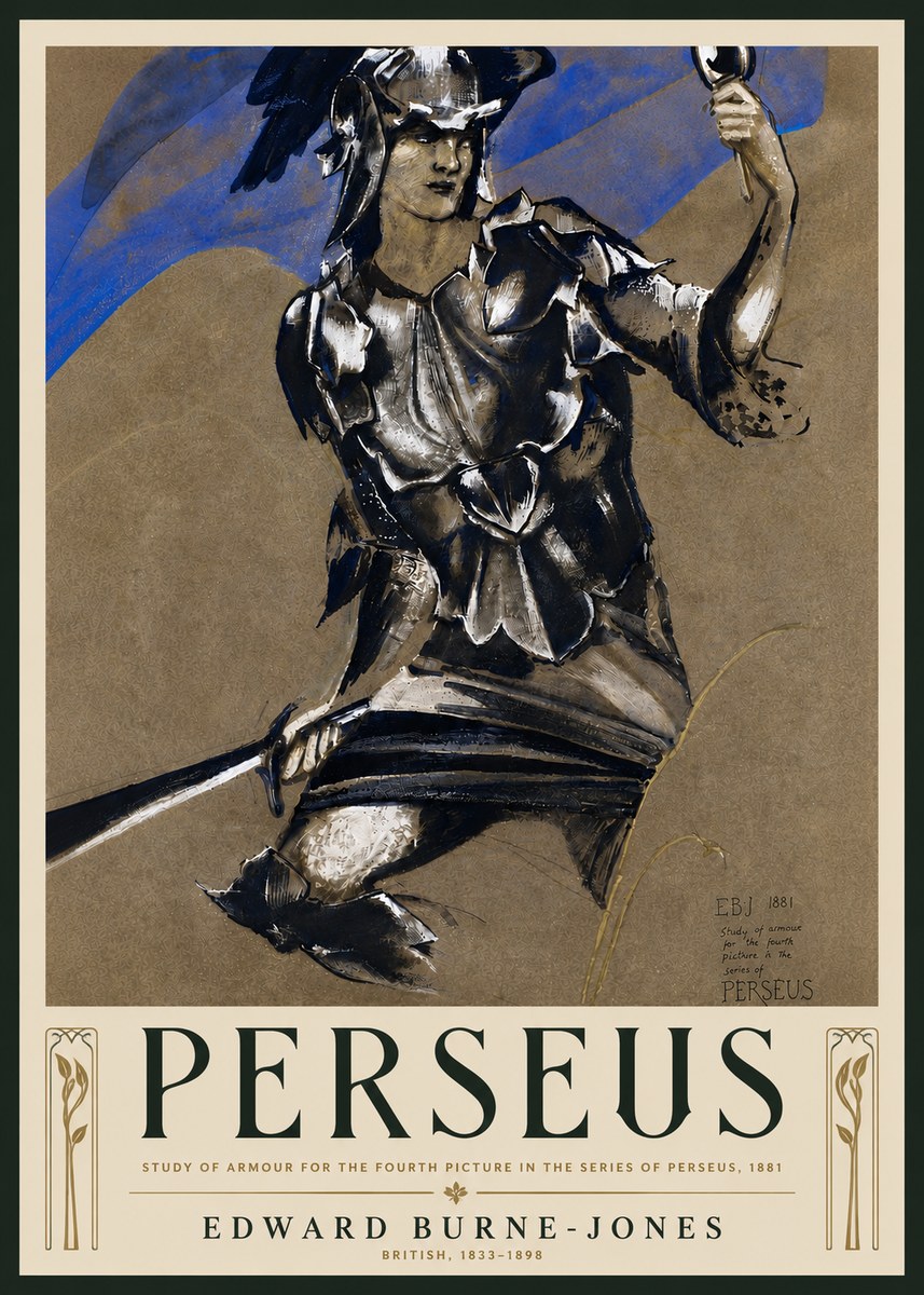 Edward Burne-Jones Perseus No5 - Poszter