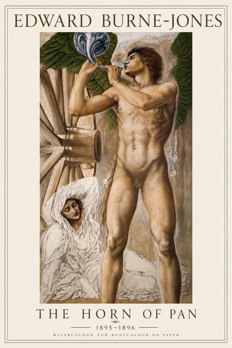 Edward Burne-Jones The Hour of the Soul No6 - Poszter