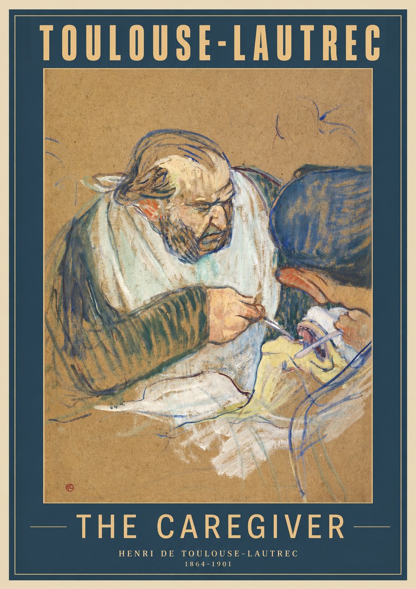 Toulouse-Lautrec The Caregiver No2 - Poszter