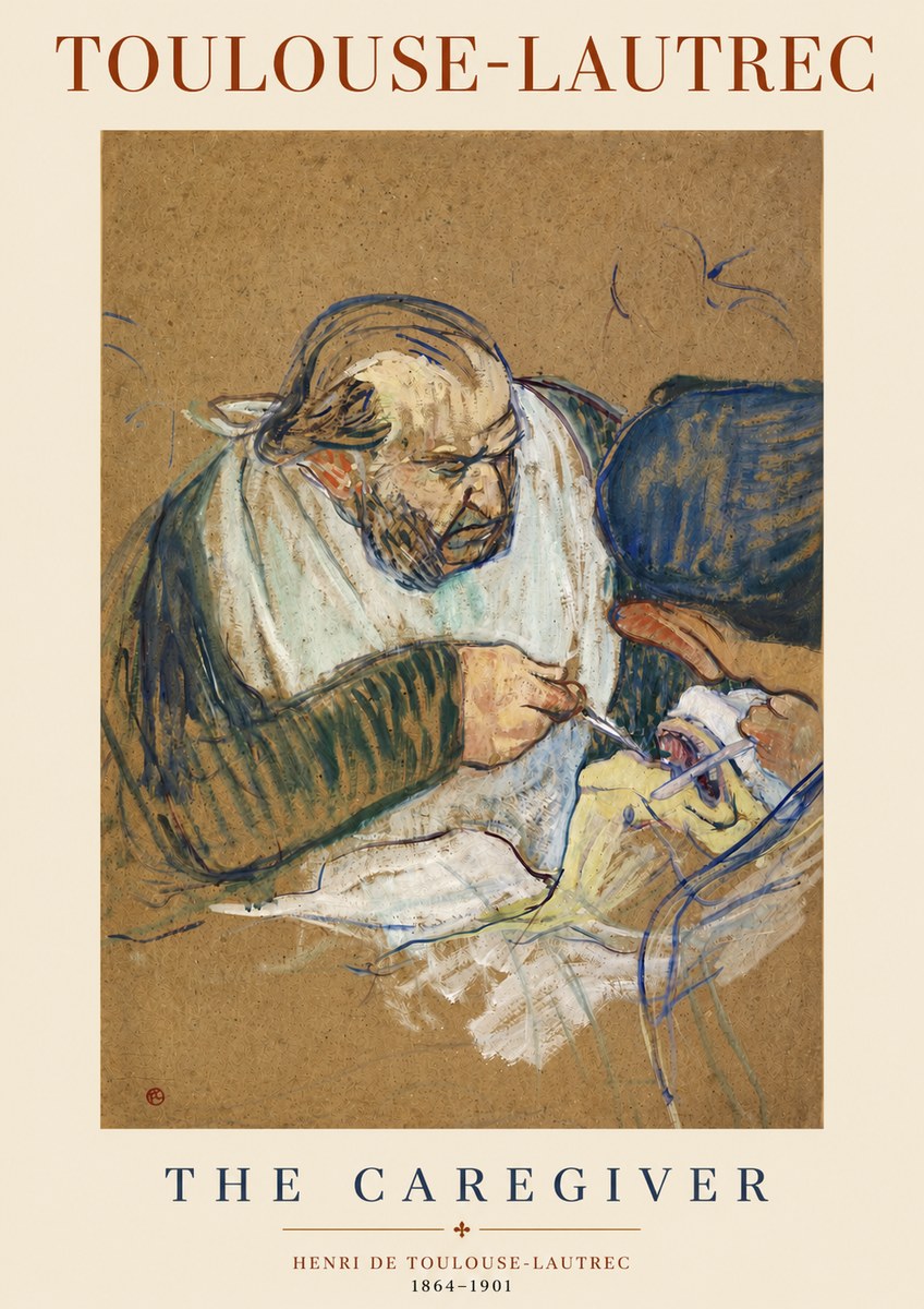 Toulouse-Lautrec The Caregiver No3 - Poszter