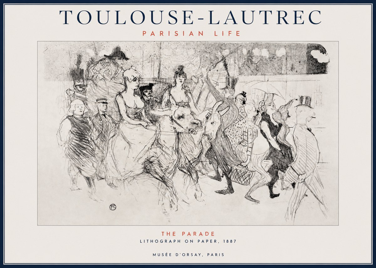 Toulouse-Lautrec The Parade No1 - Poszter
