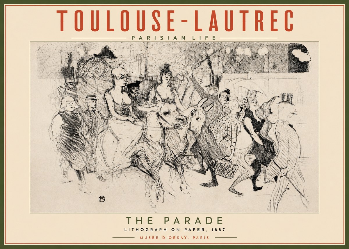 Toulouse-Lautrec The Parade No2 - Poszter