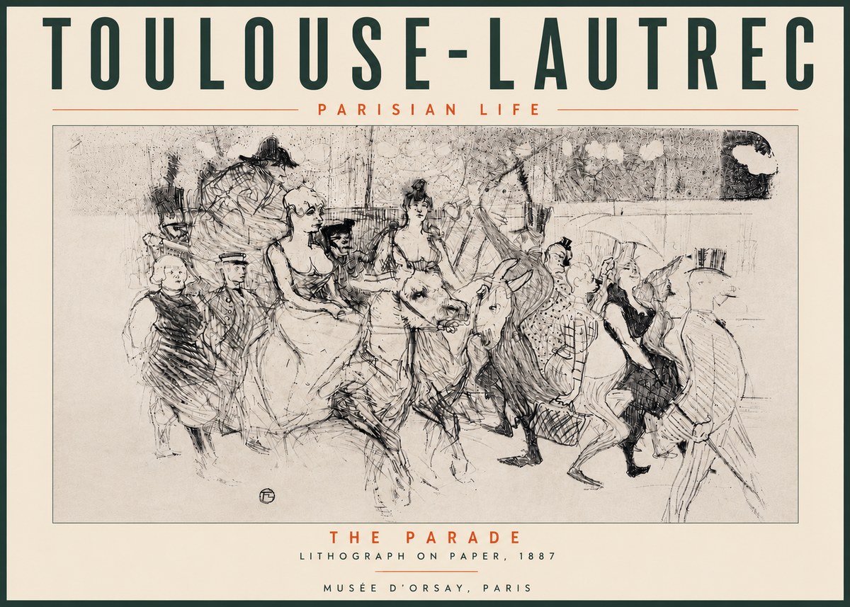 Toulouse-Lautrec The Parade No4 - Poszter