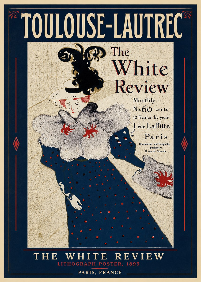 Toulouse-Lautrec The White Review No2 - Poszter
