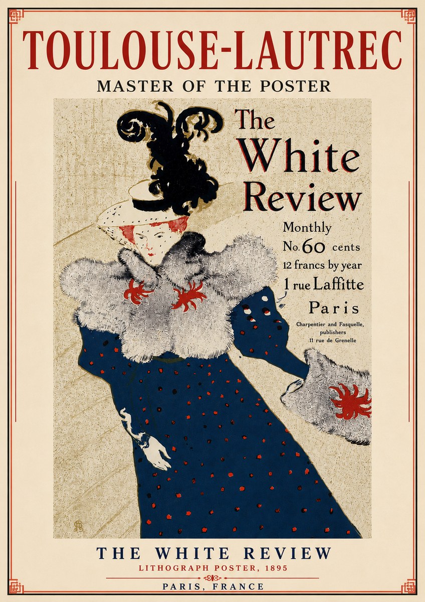 Toulouse-Lautrec The White Review No4 - Poszter