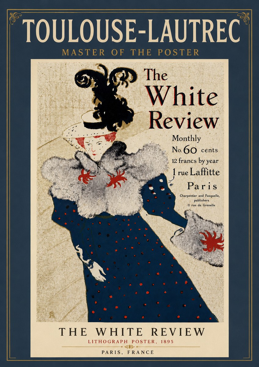 Toulouse-Lautrec The White Review No5 - Poszter